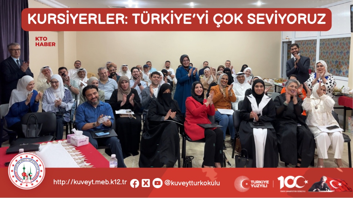 KUVEYT'TE AÇILAN TÜRKÇE DİL KURSUMUZA YOĞUN İLGİ GÖSTERİLİYOR