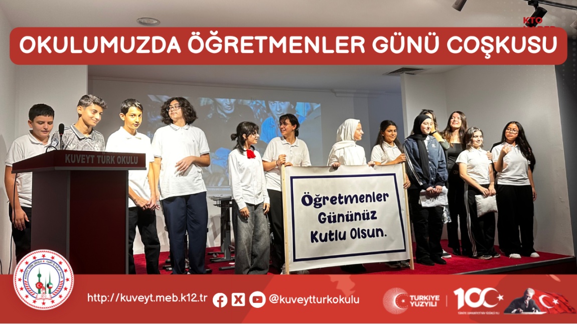 OKULUMUZDA ÖĞRETMENLER GÜNÜ COŞKUSU: SAYGI VE EĞLENCE BİR ARADA