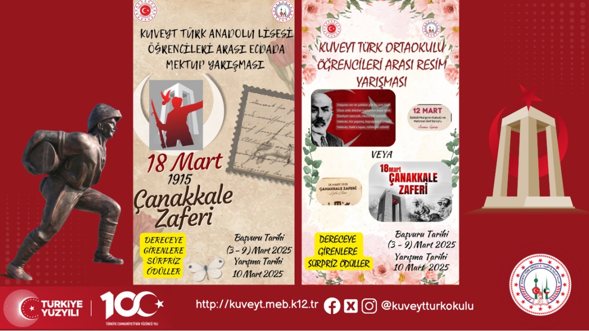 18 MART ÇANAKKALE ZAFERİ ANMA YARIŞMALARI