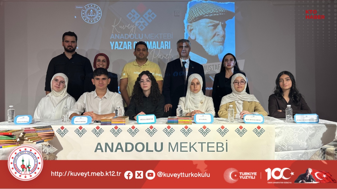 OKULUMUZDA MUSTAFA KUTLU PANELİ DÜZENLENDİ